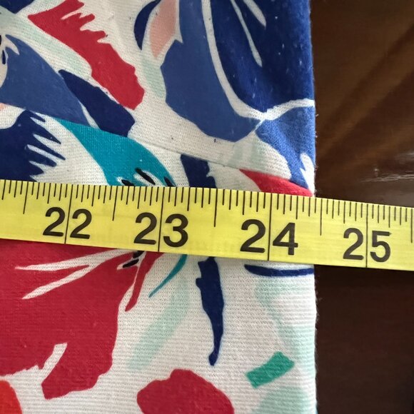 Talbots Sleeveless Split Neck Plus Shift Dress - Picture 9 of 10